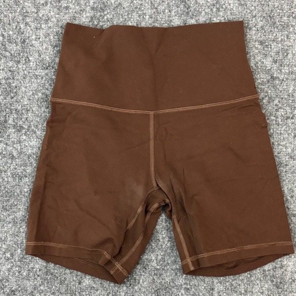 lululemon athletica Pants - Lululemon Align High Rise Shorts Brown Womens Size 4 Yoga Biker Short